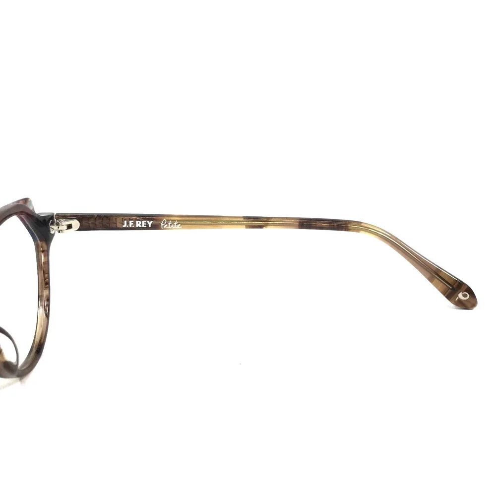 J.F. Rey Petite Eyeglasses Frames PA086 9095 Brown Blue Bur Speckled 48-15-140